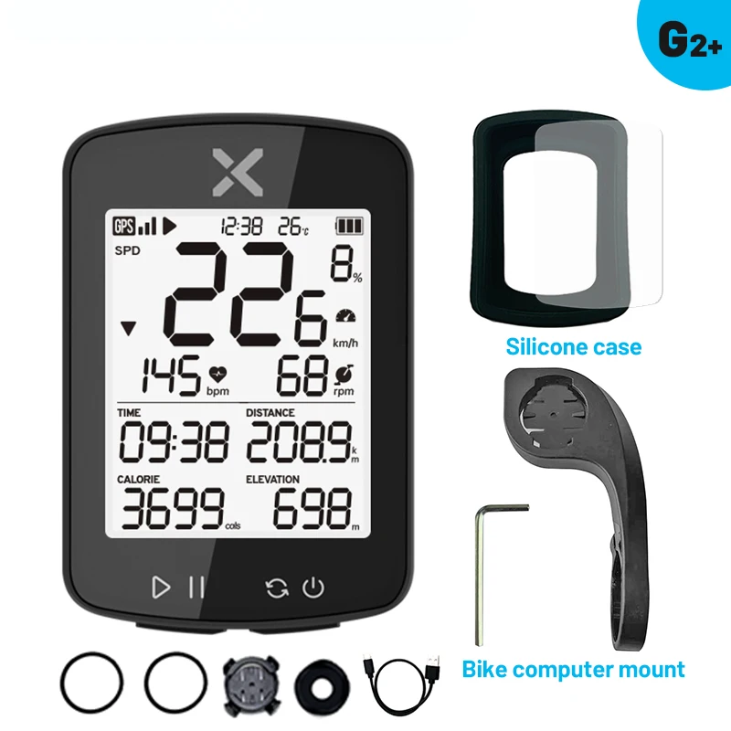 XOSS G+ G2 G Plus New Version Bike Computer GPS Generation Cycling Wireless Speedometer Tracker Odometer Road MTB Bike computer