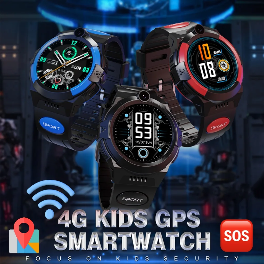 

Смарт-часы IP67, 4G, GPS, Wi-Fi, с пультом ДУ