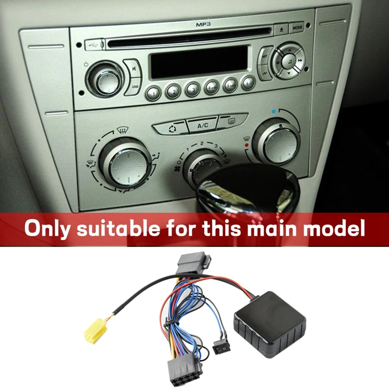 

Для Peugeot 207 307 407 308 для Citroen Elysee C2 C3 RD4 Bluetooth модуль беспроводной радиоприемник стереоадаптер