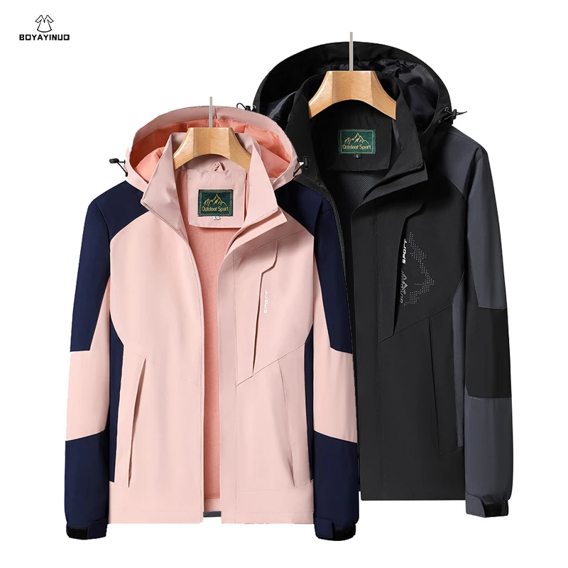 

Hiking Waterproof Jacket Men Women Camping Trekking Travel Rain Coat Hunting Windproof Clothes Outdoor Sports Climbing Jackets