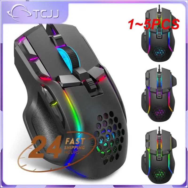 

Мышь игровая механическая, 12800 DPI, RGB-подсветка, 1-5 кнопок