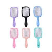 professional vented hair brush salon styling tools large plate combs massage girls ponytail comb for home use drop shipping