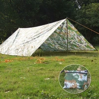tent hammock tarp survival shelter sunshade camping hiking travel tent mat wear resistant windproof rain shading canopy picnic