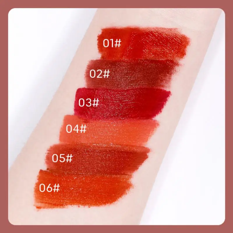 

1Pc New Lip Clay Shows White Air Mist Face Lip Honey Lip Glaze Matte Lipstick Is Durable Waterproof And Does Not Fade Makeup