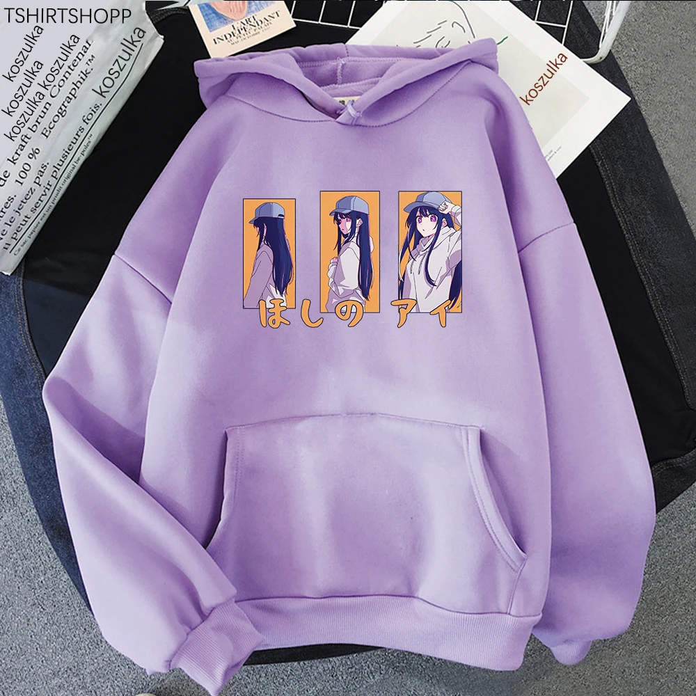 

Oshi No Ko Hoodie Women Haruku Aesthetic Ai Ruby Akane Aquamarine Hoshino Hoodies Unisex Anime Manga Hooded Sweatshirts Korea