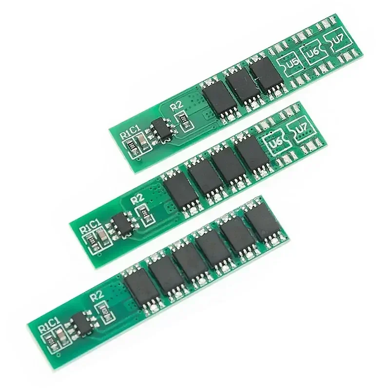 Защитная плата 1S 7.5A 10A 15A 3 7 V li-ion 4 6MOS BMS PCM для литиевой батареи 18650
