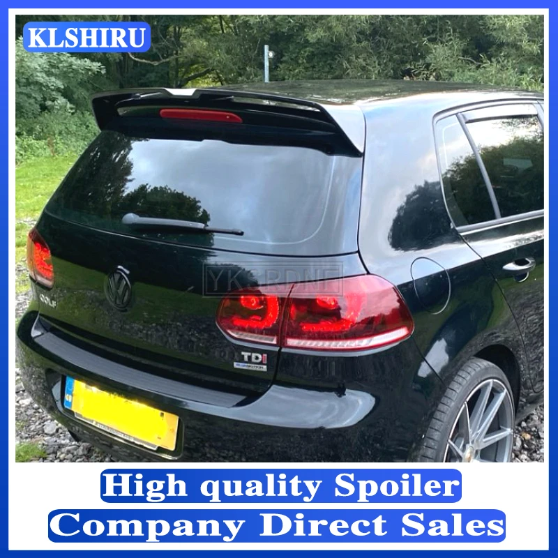 

Спойлер KLSHIRU для VW Golf 6, спойлер из АБС-материала для заднего крыла автомобиля, задний спойлер грунтового цвета для Volkswagen MK6, спойлер 2010-2013