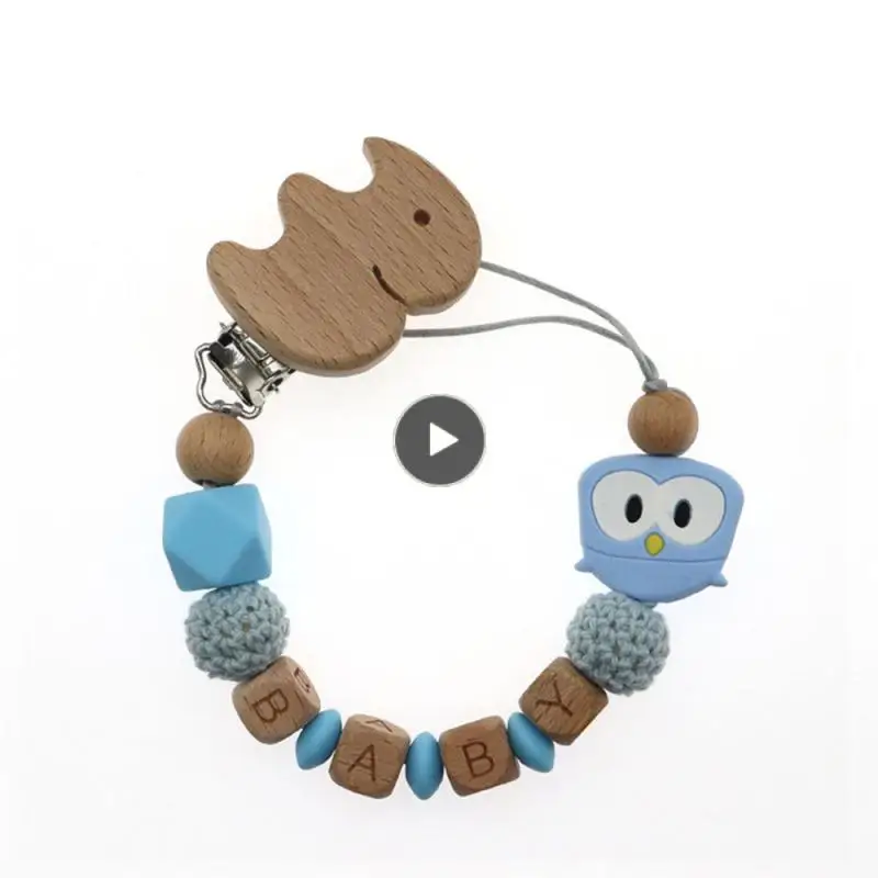 

Beech Pacifier Chain The Chain Not Easy To Damage Nipple Soothe The Baby Lanyard Baby Products Beech Cartoon Pacifier Chain