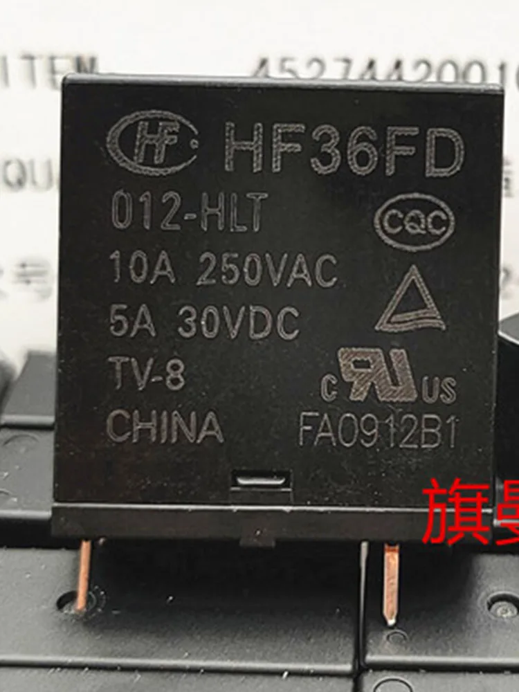10 шт., реле HF36FD 012-HLT 12 В, 4 контакта