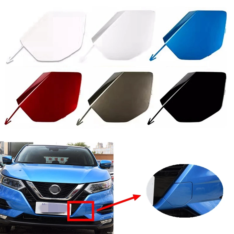 

Car Front Bumper Tow Hook Cover Cap For Nissan Qashqai J11 2019 2020 2021