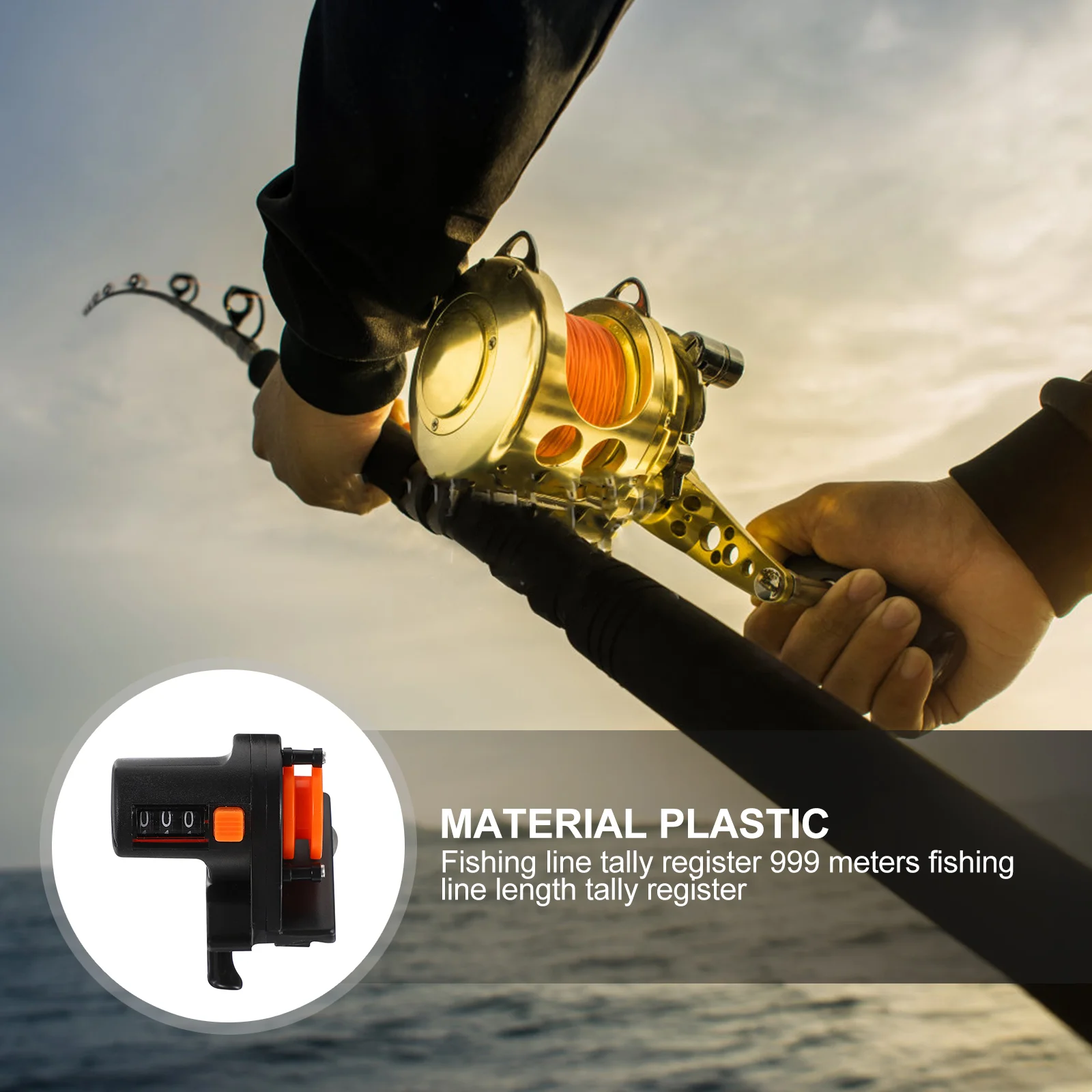 Портативный датчик длины рыбной проволоки намотчик лески измерительный скалер