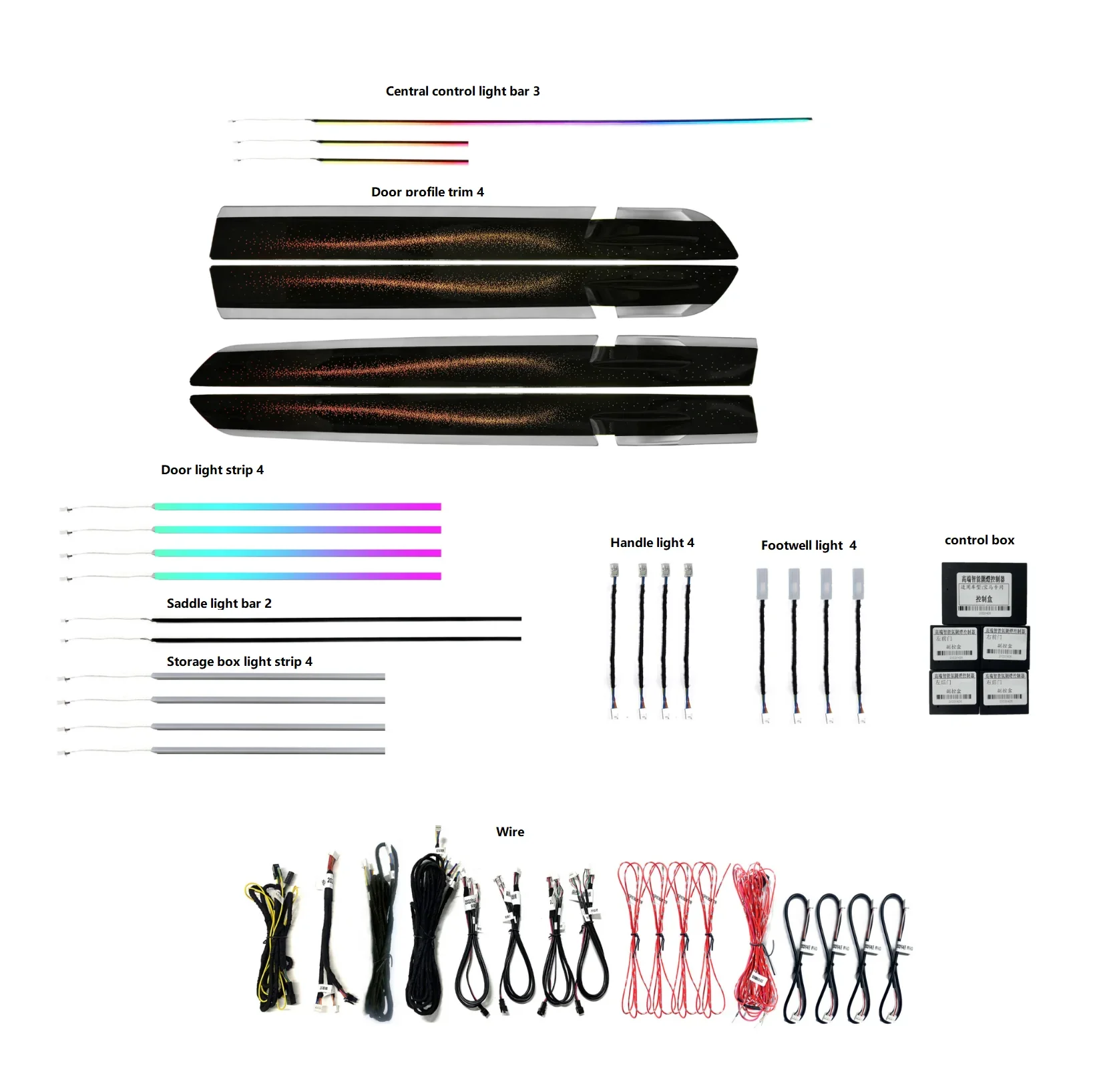 Автомобильный окружающий свет для BMW 7 серии F01 F02 2009-2014 автомобильный неоновый