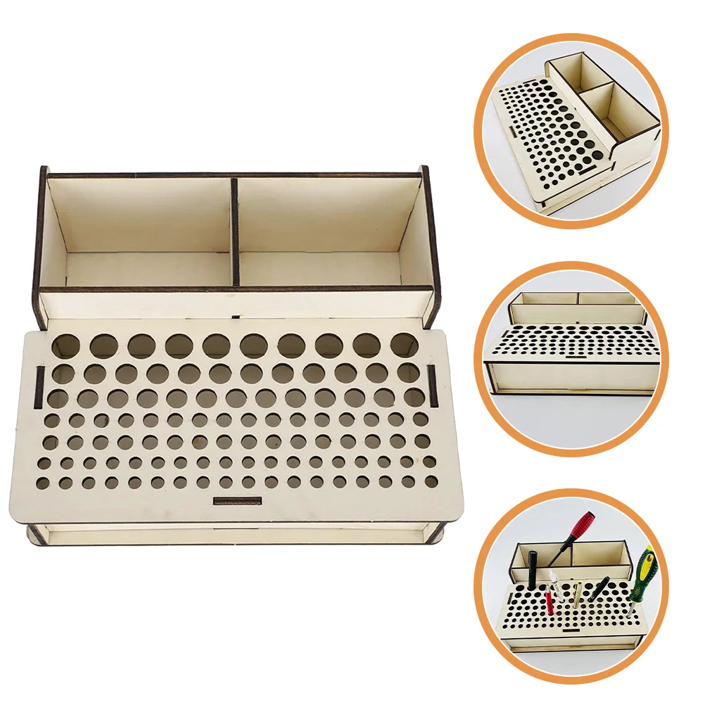 

103 Holes Storage Rack Leathercraft Tools Holder DIY Tools Storage Organizer