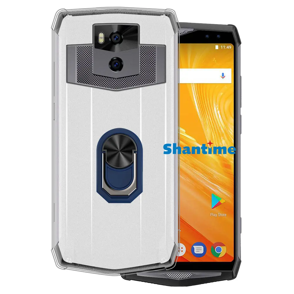 Роскошный ударопрочный кольцевой держатель для Ulefone Power 5 Чехол Мягкий