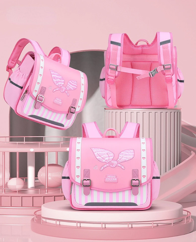 Girls Boys Students British Style Large Capacity Backpacks New Horizontal Simple Breathable School Bags for Teenagers Mochila