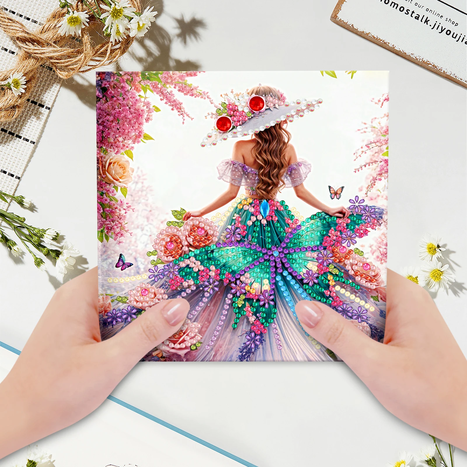 5d поздравительная открытка для взрослых с алмазной росписью художественный