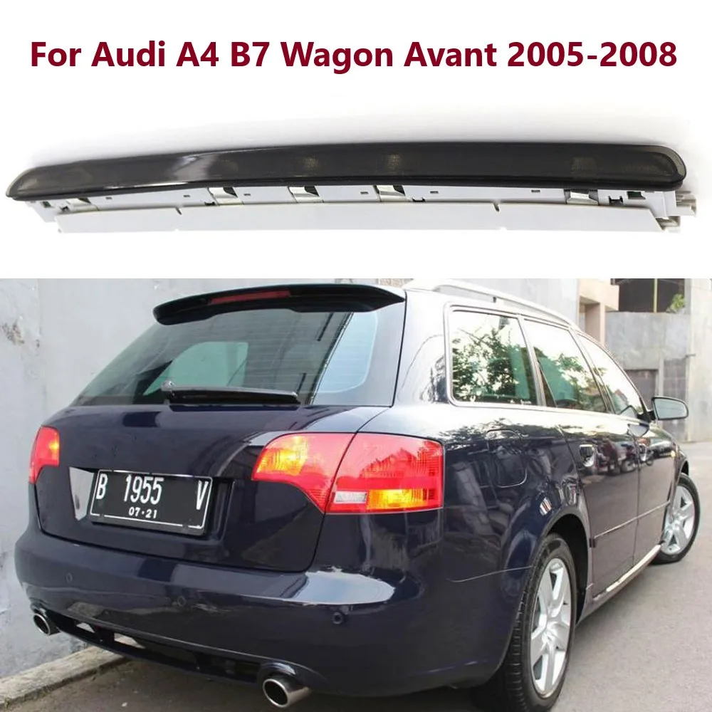 Фото Для Audi A4 B7 Wagon Avant 2005-2008 8E9945097B: Светодиодный третий стоп-сигнал, дополнительный стоп-фонарь, задний габаритный фонарь, сигнальный фонарь №3