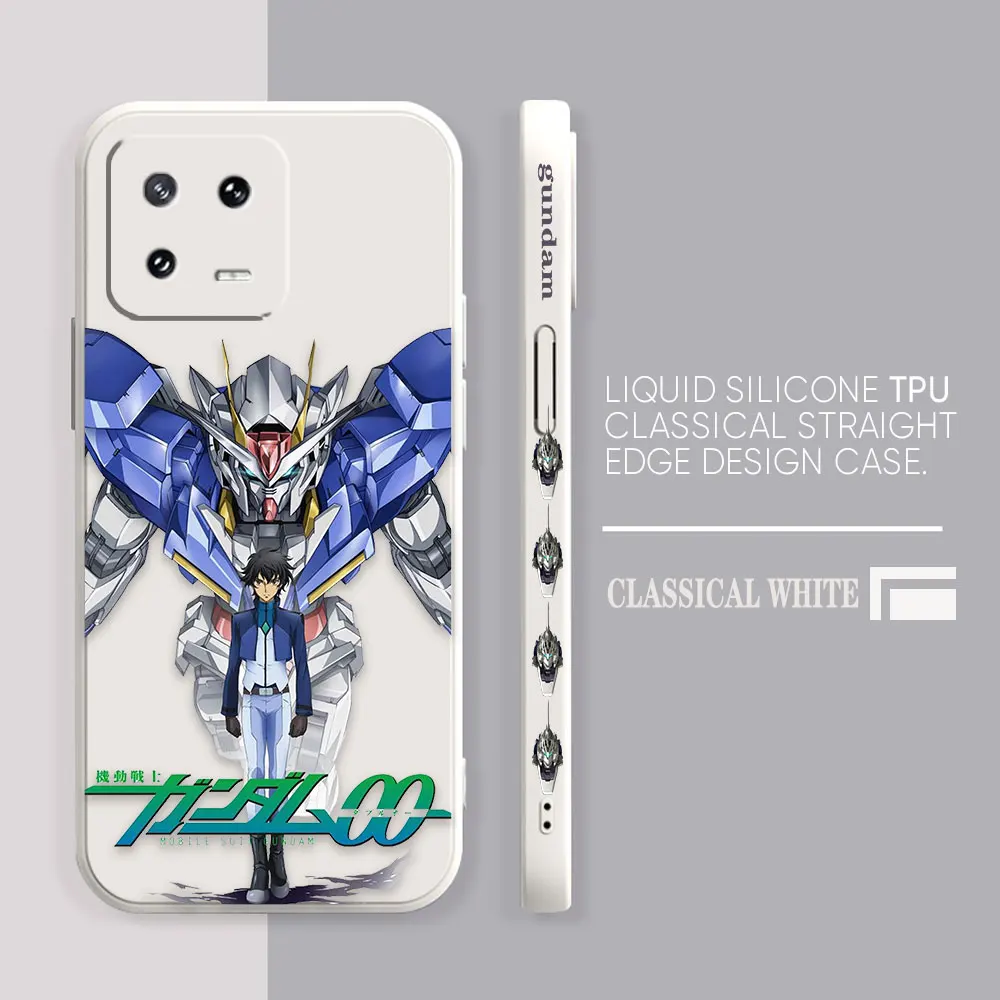 Case For Xiaomi PCOO F3 F4 F5 M3 M4 M5 X3 X4 X5 MIX 4 Black Shark 4 5 GT Pro 4G 5G Case Funda Cqoue Shell Capa G-Gundam Robot 00