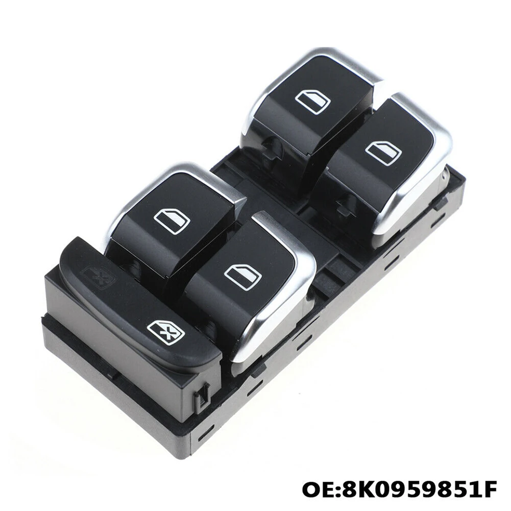 

Electric Power Windshield Switch Controls Chrome Panel Fits For A4 Saloon / Avant / Allroad 2008-2018 8K0959851F