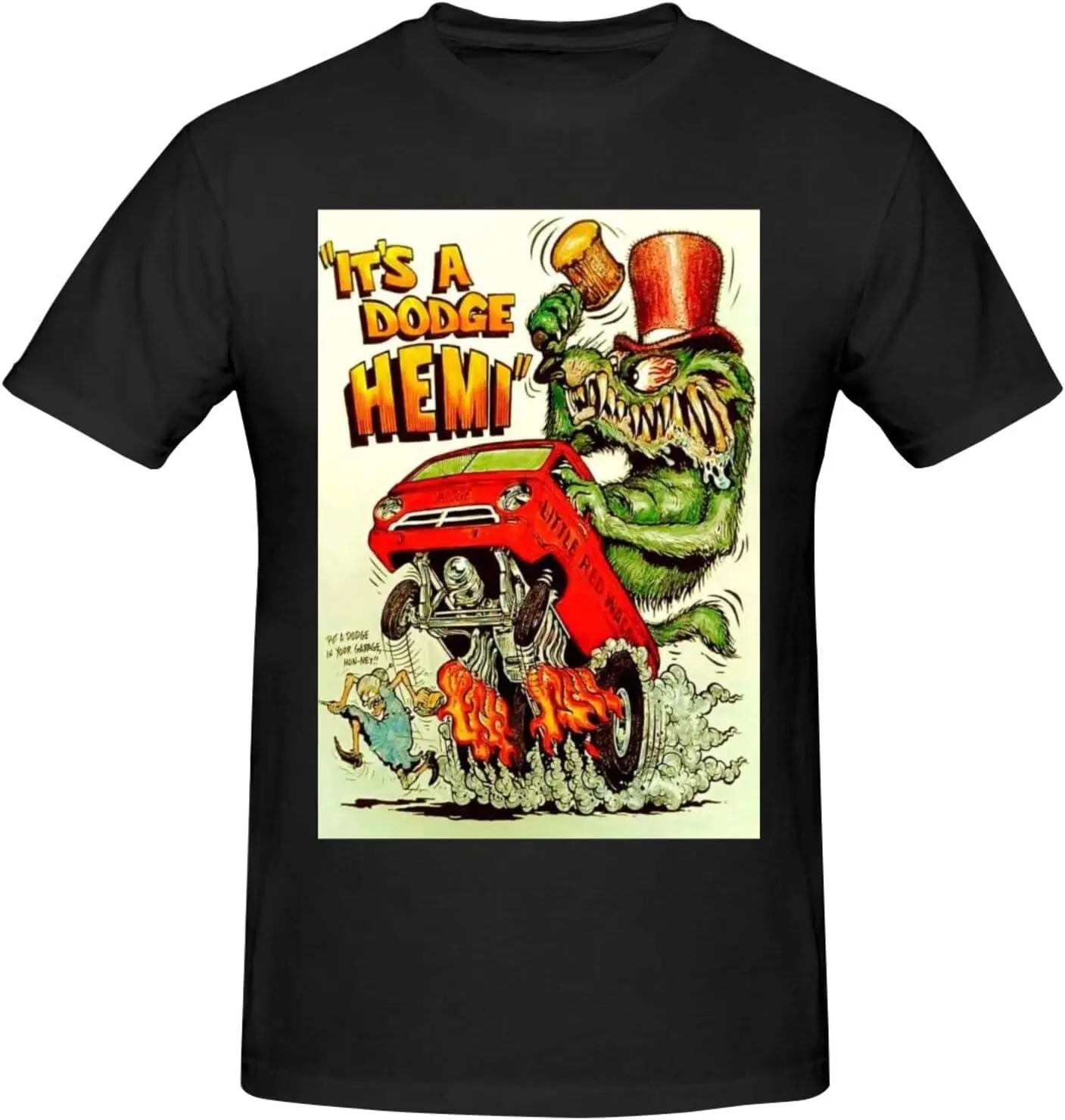 Мужская классическая хлопковая футболка унисекс Rat Music and Fink для мужчин и женщин