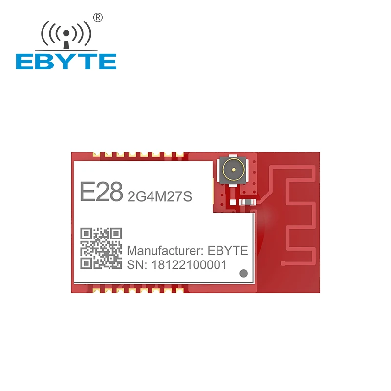 Макетная плата SX1280 LoRa BLE с антенной PCB, небольшой беспроводной модуль SMD 2,4 ГГц, большой радиус действия, EBYTE E28-2G4M27S