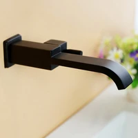 g12inch bathroom basin faucet bathtub waterfall for garden spout vessel sink faucet mop pool tap faucet for home black