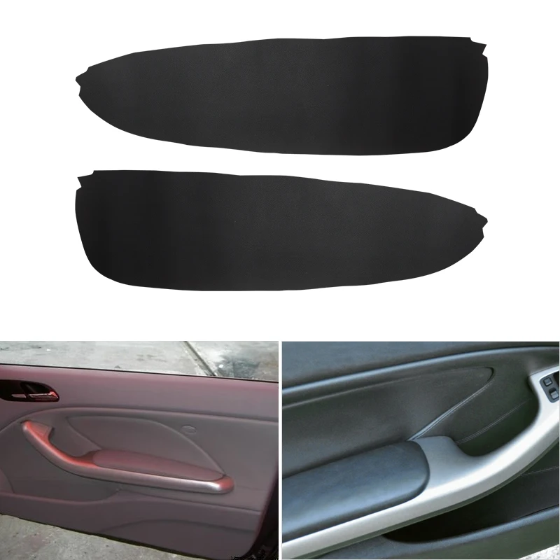 2 шт. автомобильный мягкий кожаный подлокотник из микрофибры для передней двери