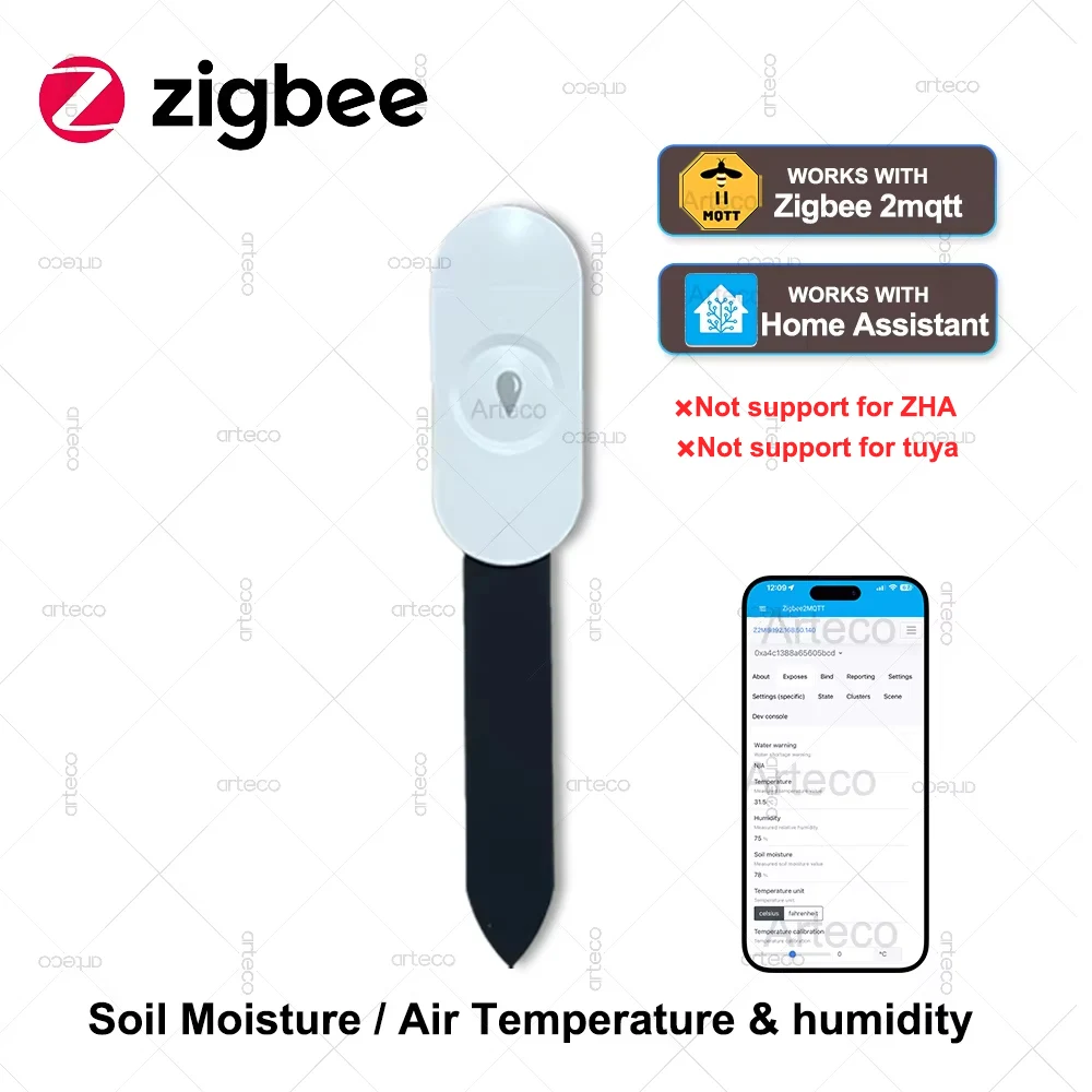 

Zigbee датчик влажности почвы