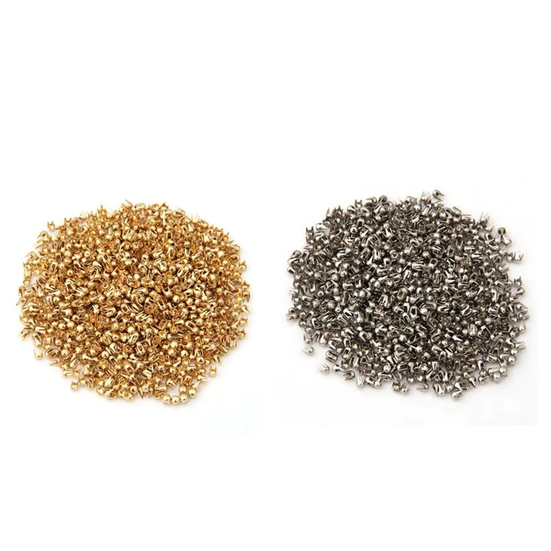 

1000 шт., серебристые и медные круглые заклепки, шипы, шпильки, точки «сделай сам», рок, панк, 2,5 мм и 1000 шт., золотистые круглые купольные заклепк...
