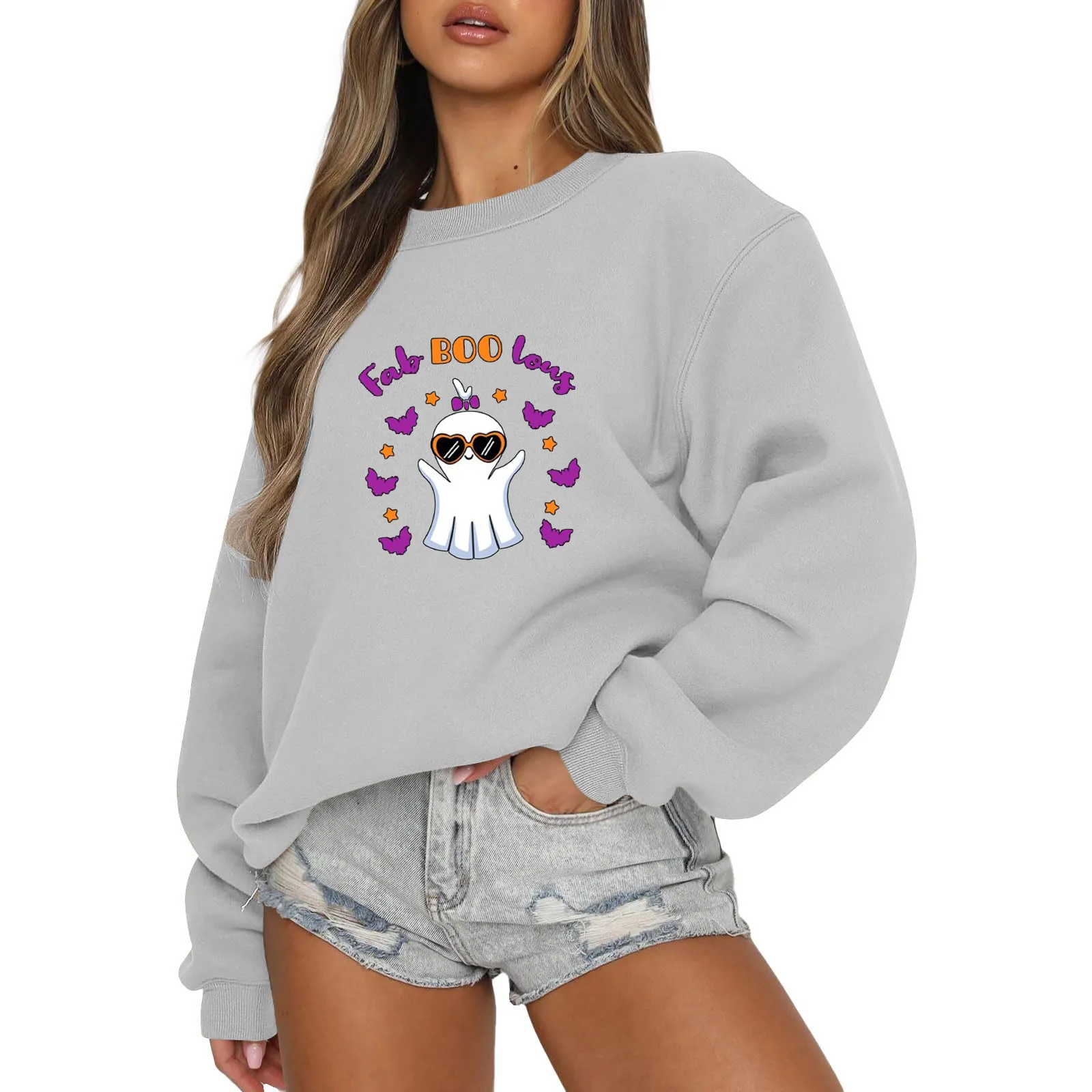 

Women's Fall And Winter Crew Neck Hoodie for ladies Autumn