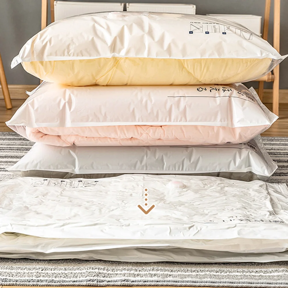 

Large Size Vacuum Bag for Clothes Storage Bags Compressed Organizer Foldable Travel Space Saving Air Bags Seal Packet