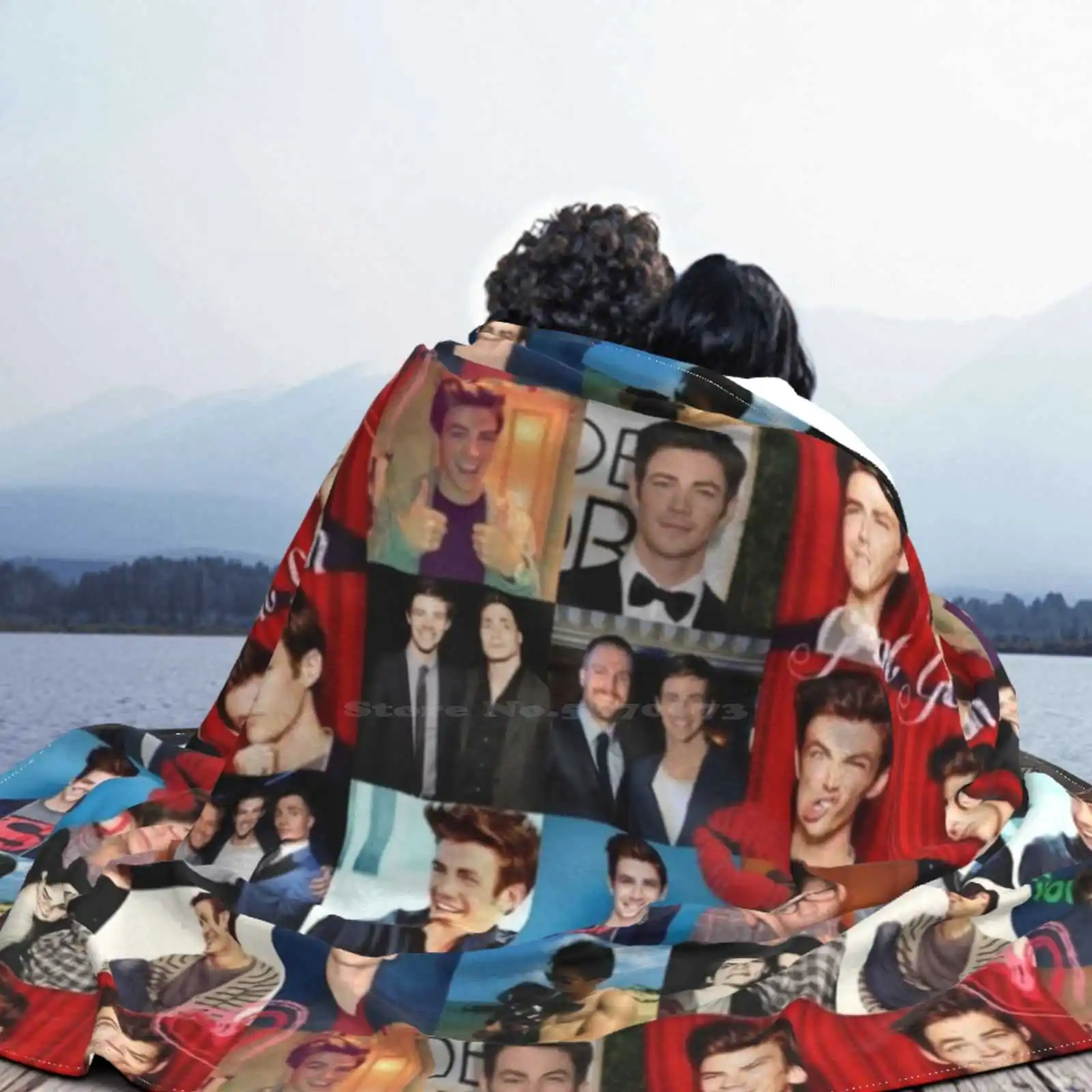 Удобная кровать-диван Grant Gustin высшего качества мягкое одеяло Glee Smythe Barry Allen