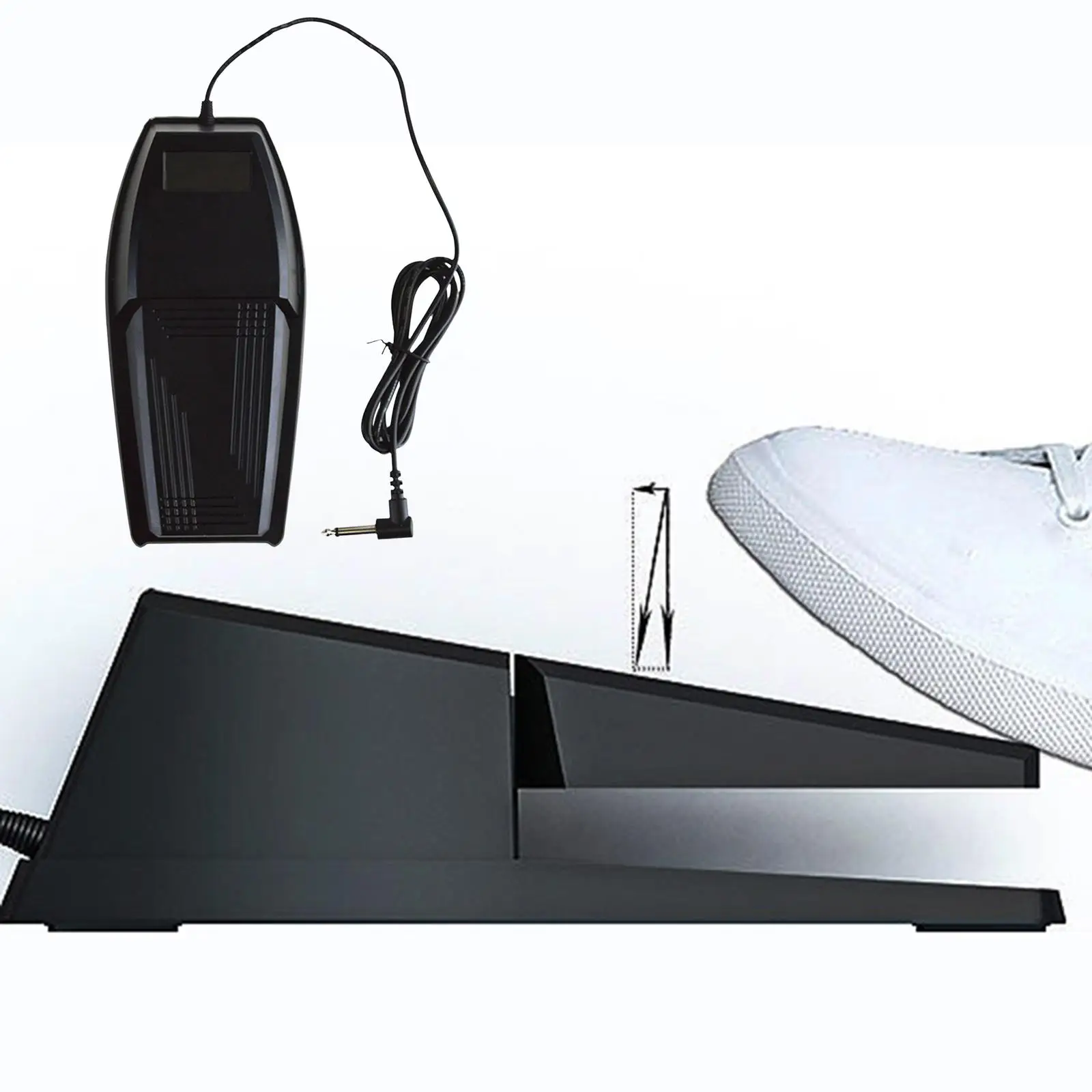 

Sustain Piano Pedal Anti-Slip Universal Thickened Widened Electric Piano Sustain Foot Pedal for Yamaha Roland Korg