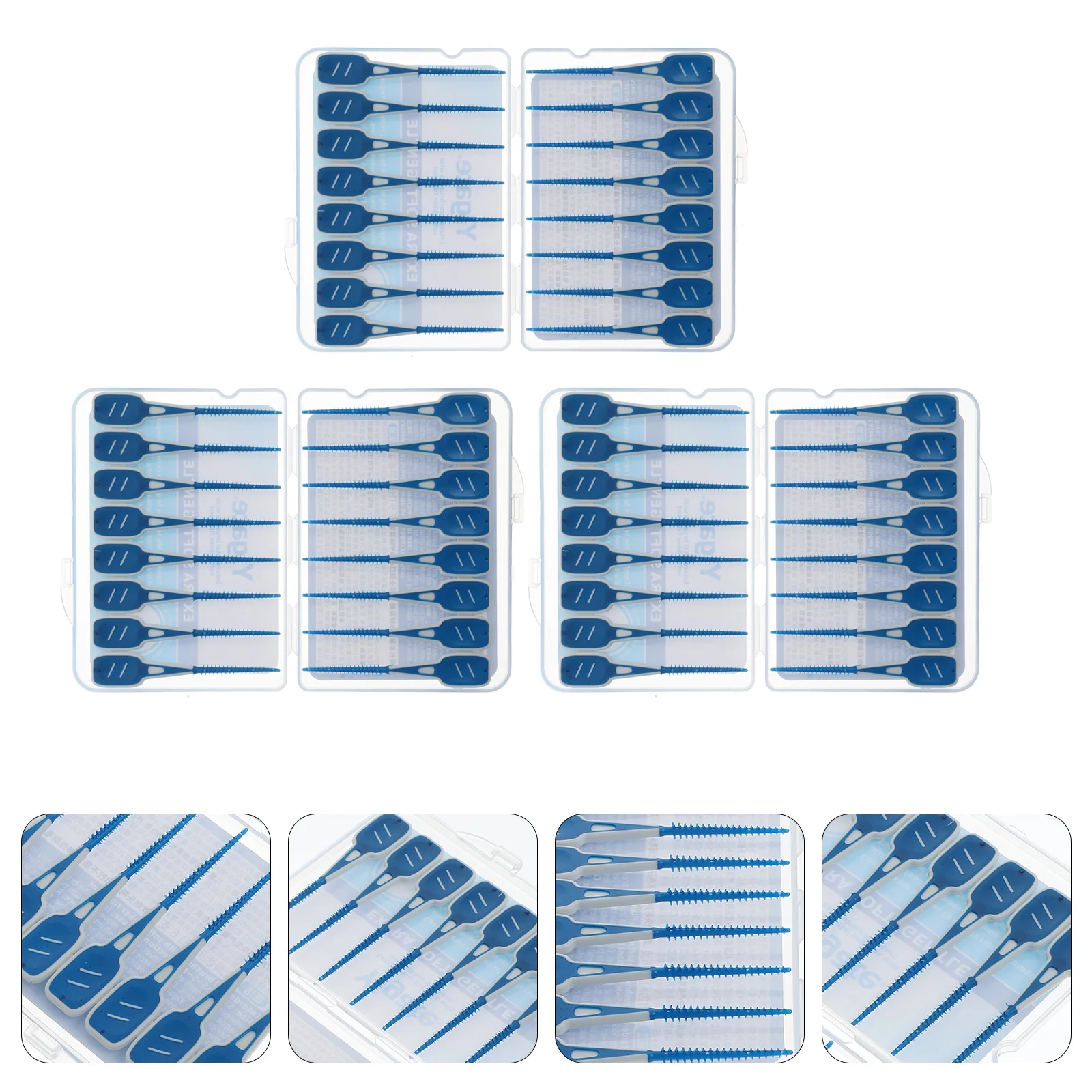 

48Pcs Practical Teeth Cleaning Brushes Interdental Brushes (Assorted Color)