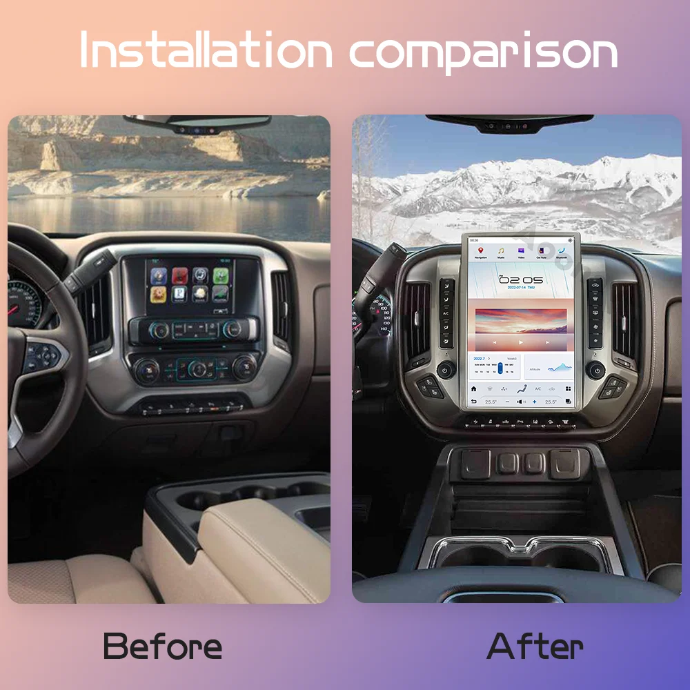 

Автомагнитола для GMC SIERRA Chevroler Silverado 2013-2020 A11 Qualcomm 665 с GPS-навигацией