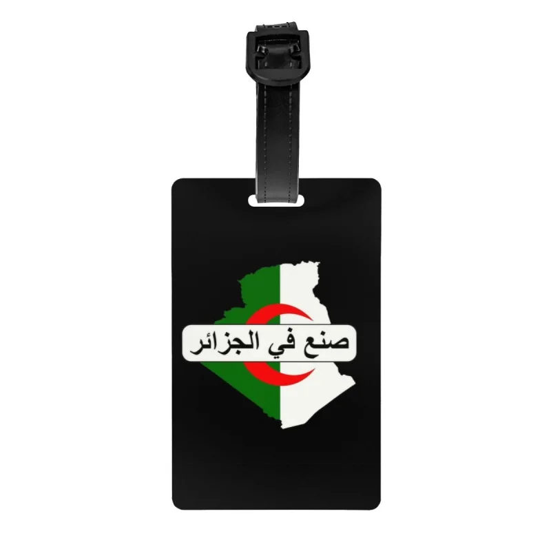 

Флаг Алжира карта 1122 багажная бирка для чемоданов Личная Обложка имя удостоверение личности