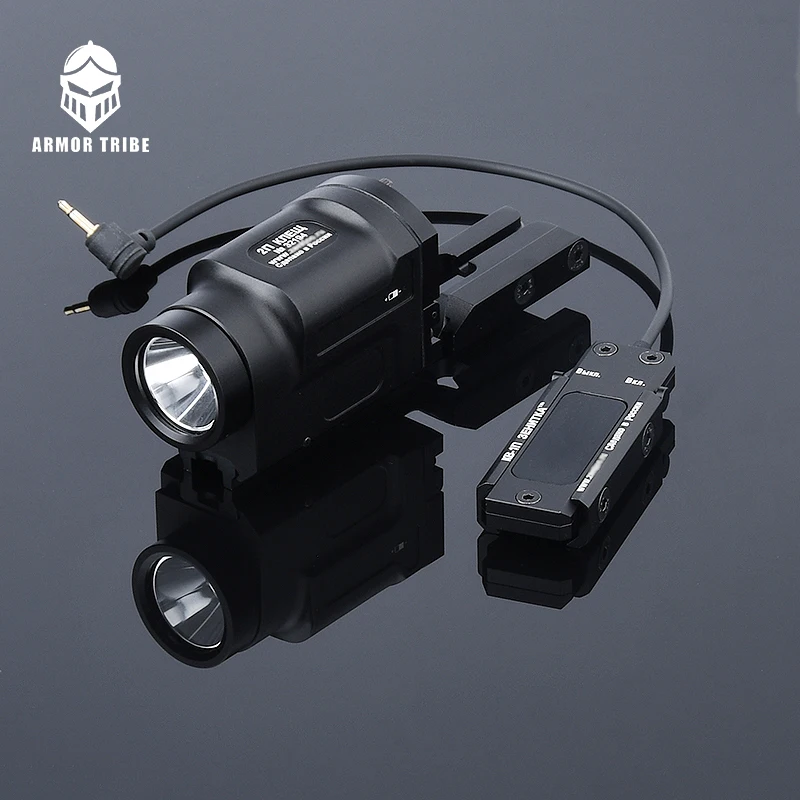 Tactical AK-SD White Light Strobe GEN 2 Weapon Flashlight Come With Shown 20mm Rail & Remote Switch For AK47 AK74