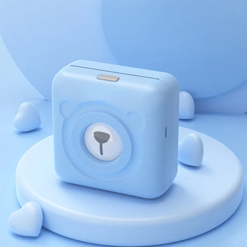 

Portable Bluetooth Thermal Photo Printer Wireless Inkless Mini Pocket Printer for Android PC Soft Case Fotos Smart Electronics