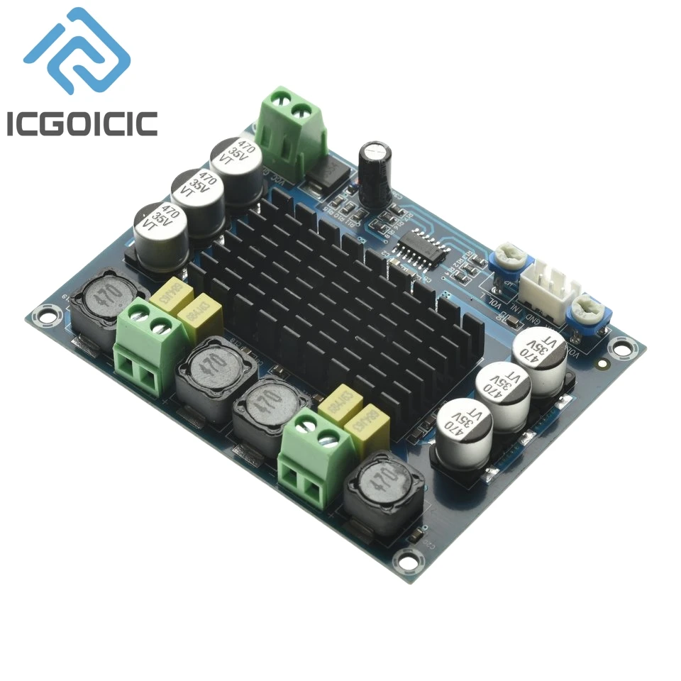 Двухканальная цифровая плата усилителя мощности TPA3116D2 2*120 Вт