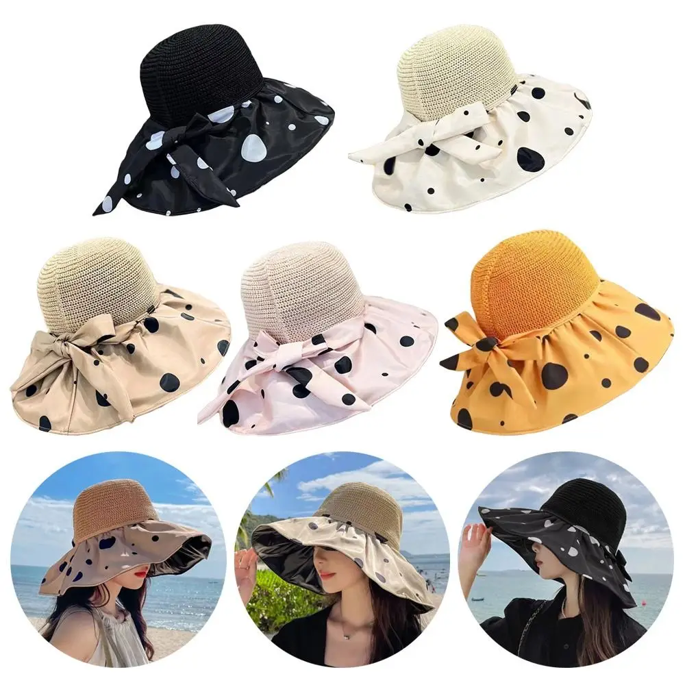

Пляжные принадлежности, Женские аксессуары для защиты от УФ-лучей, рыбацкая Кепка с широким покрытием, шляпа с солнцезащитным козырьком, шл...