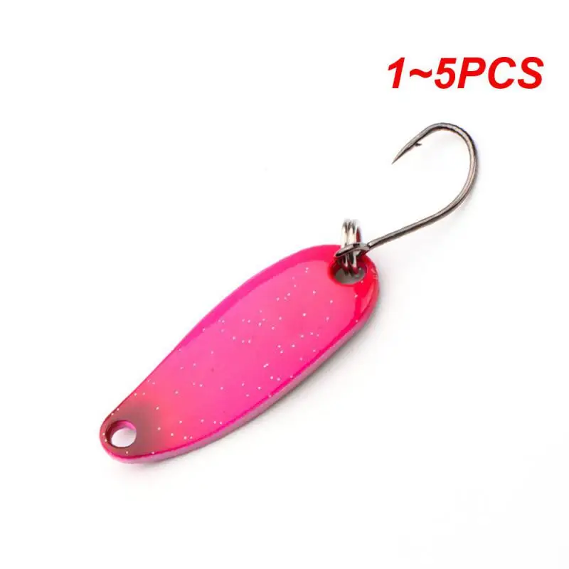 

1~5PCS Jerry Serpent Micro Fishing Spoons Brass Wobbler Lake Area Trout Chub Perch Metal Lures Baubles