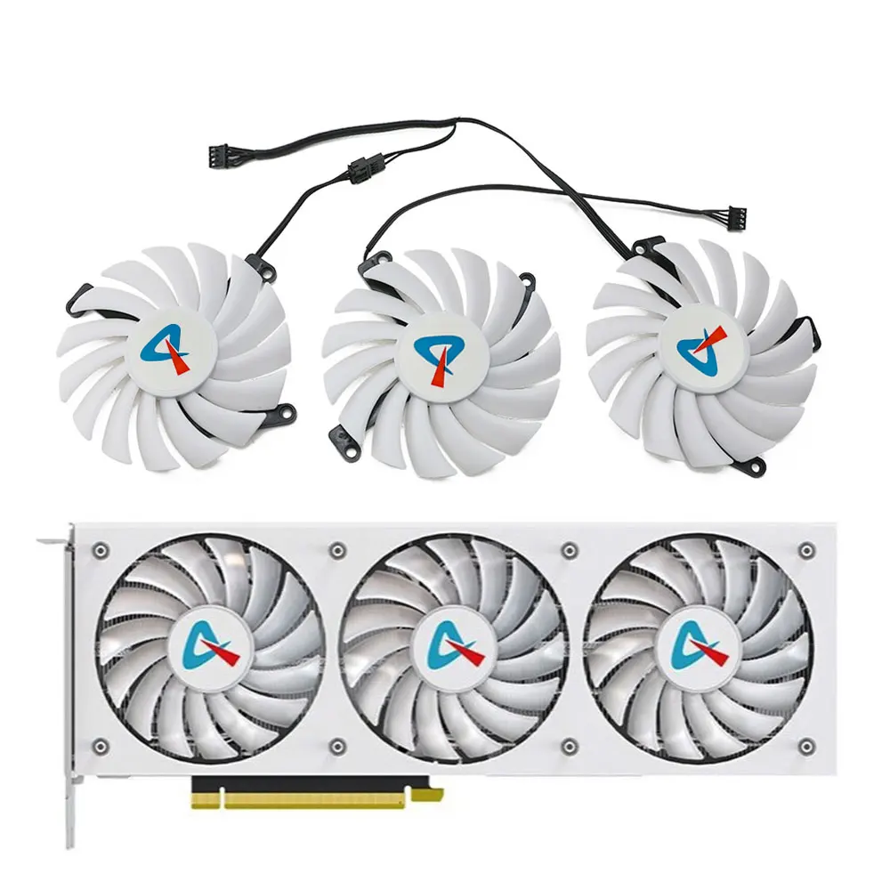 

NEW CF-12910S DC 12V 4Pin RTX3080TI 3080 GPU Cooling Fan For AX Gaming GEFORCE RTX3080 3080 Ti X3W Graphics Card Cooling Fan