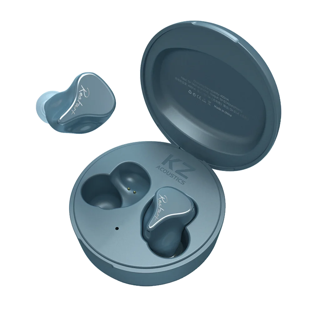 kz cordless inear earbuds pro bluetooth 5 2 5 2 noise reduction headsets ring iron qualcomm game video hifi k z in ear earphones free global shipping