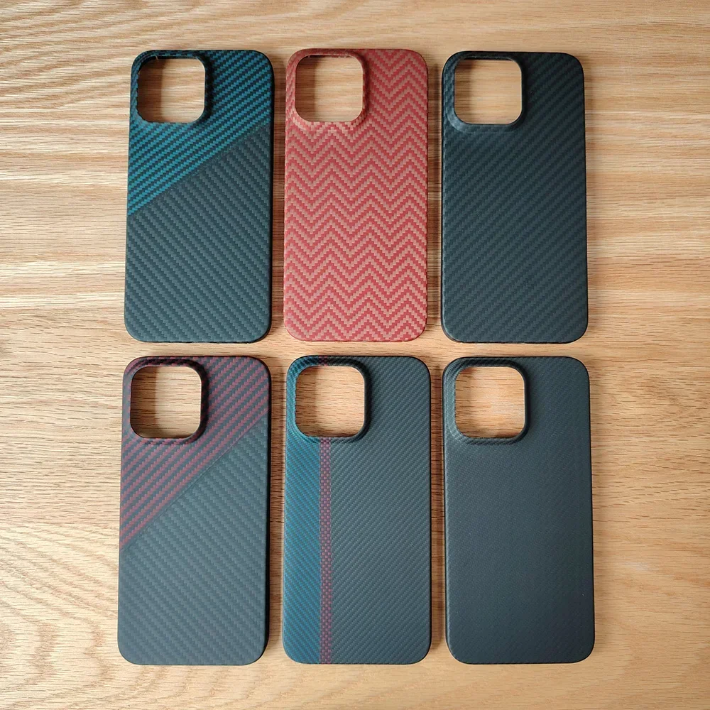 Черный чехол для телефона Apple iPhone 15 Pro Max ip15pm 15pm кевларовый настоящий Арамид карбон