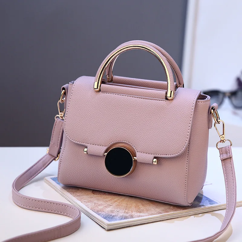 

Hot Selling Women's Bags 2022 Spring New Fashion Lock Handbags Elegant and Sweet All-match One-shoulder Messenger Bag Women