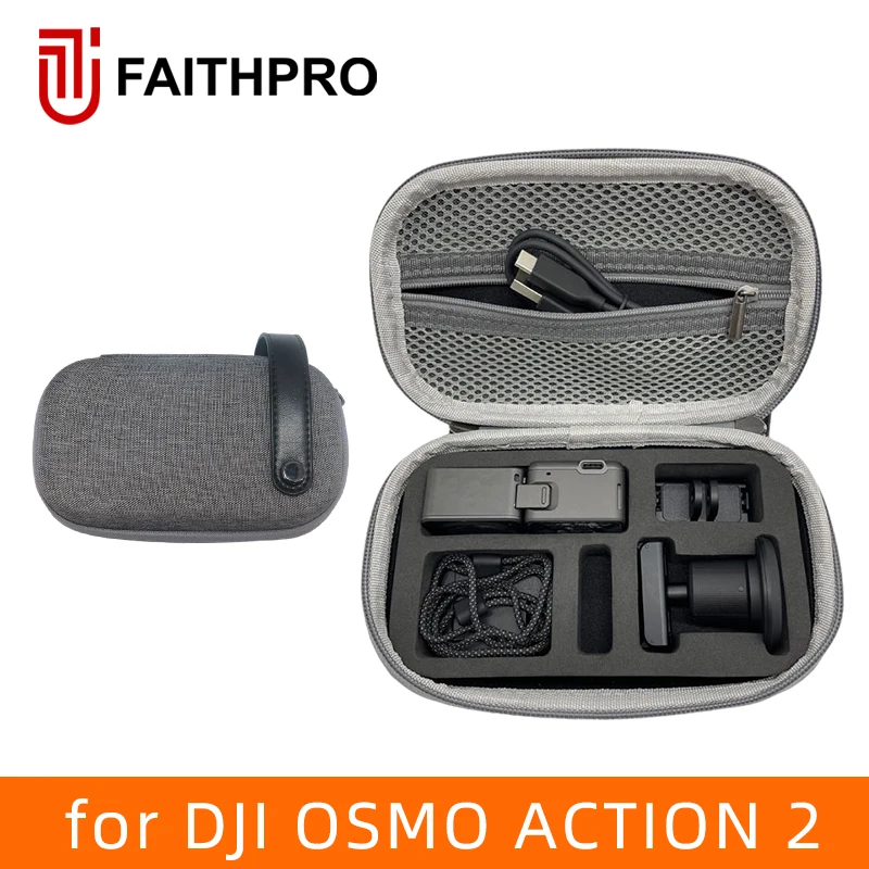 Чехол для переноски FAITH PRO сумка DJI OSMO Action 2 хранения Портативная путешествий на