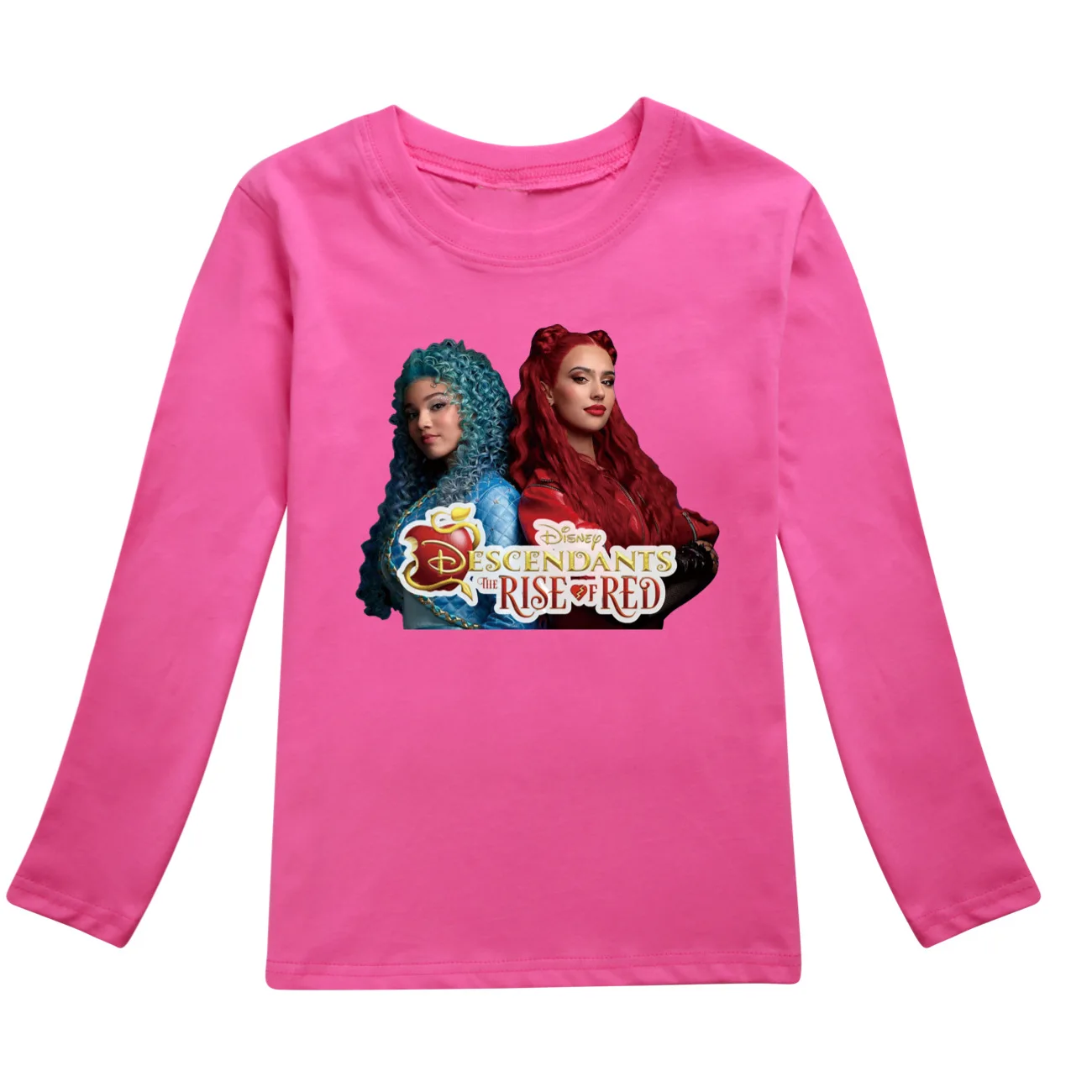 Descendants 4 Kids Long Sleeve T-shirt Autumn Boy Girl Anime Print Clothing Children Cartoon Cute Cotton Top Fashion Gifts 2-16Y