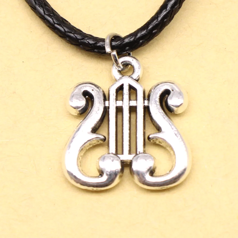 Ожерелье с надписью Note для мужчин и женщин 1 шт. 16x18 мм ювелирные изделия