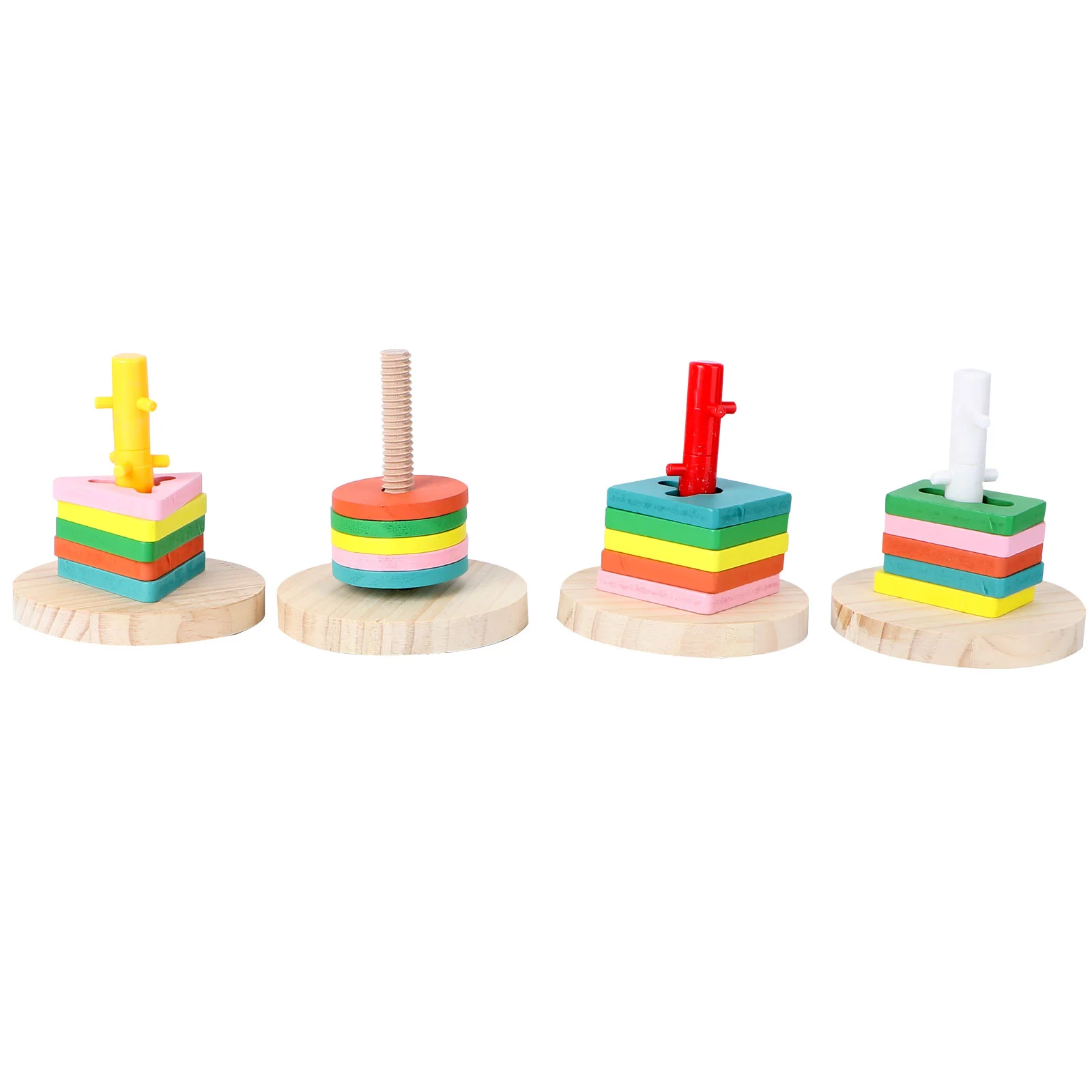 

4Pcs Creative Parrot Interactive Parrot Educational Plaything Pet Supply