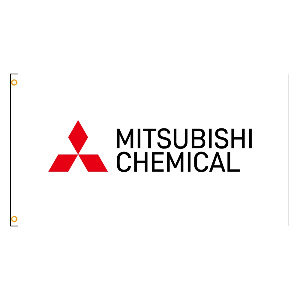 

90x150cm Mitsubishi Flag Polyester Printed Racing Car Banner For Decor